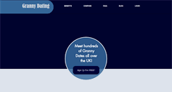Desktop Screenshot of grannydating.co.uk